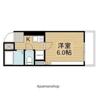 八幡ハイツ【3階】の間取り
