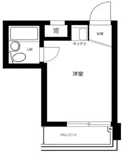 サンパーク東京銀座【3階】の間取り