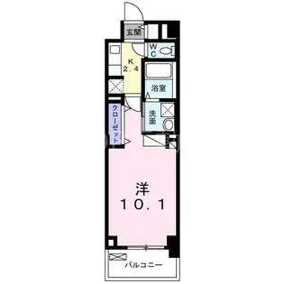 ウィステリアパーク稲毛海岸【6階】の間取り