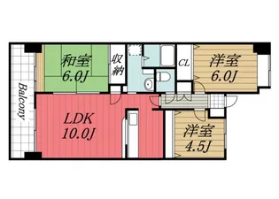 ユーフォニー市原【5階】の間取り
