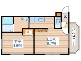 Siripa澄川2-2【4階】の間取り