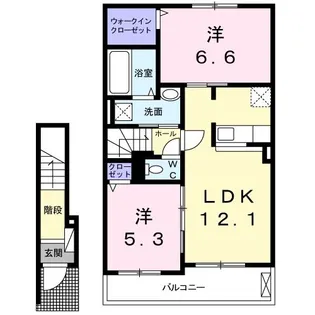 グラースメゾン II【2階】の間取り
