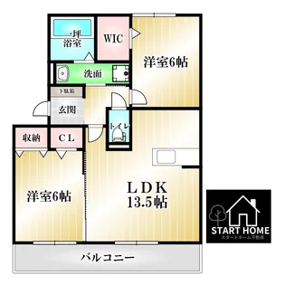 プラザ エミネンス【3階】の間取り