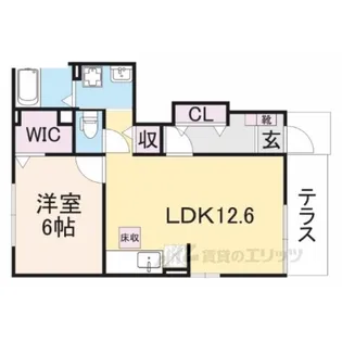 メゾン・ヌーベルA-1【1階】の間取り