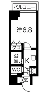スパシエスタイル住吉【3階】の間取り
