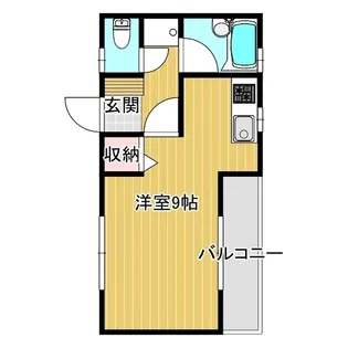 サニークリスタルハイツ【2階】の間取り