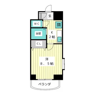 CHERRY HILL’S【6階】の間取り