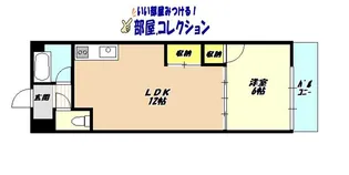ギャラン江南【7階】の間取り