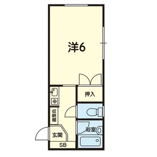 クレアート黒髪【3階】の間取り