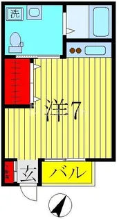 パルト館【1階】の間取り
