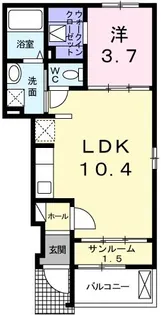 ドラジェ【1階】の間取り