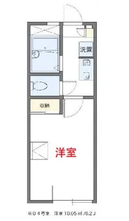 レオパレスエバラ【1階】の間取り