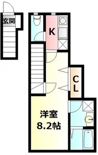 クラウンハイツ I【2階】の間取り