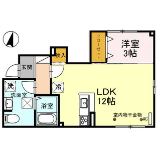 クレストJ【1階】の間取り