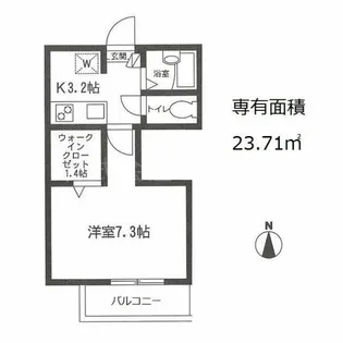 モンテベルデ【1階】の間取り
