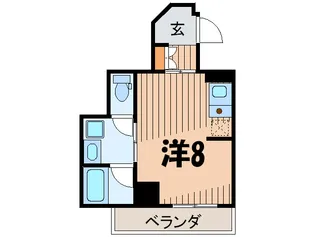 フィオ-レ東大井【2階】の間取り