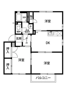 エクセル青木 C【2階】の間取り