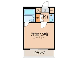 グローリア成城【2階】の間取り