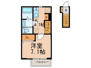 メゾンことはな【2階】の間取り
