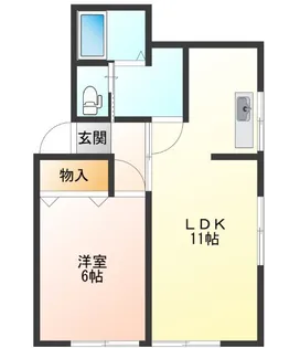 グリーンベルトB【2階】の間取り