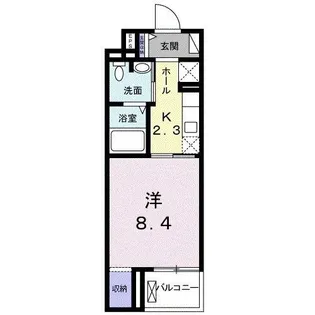 カルセドニー【2階】の間取り