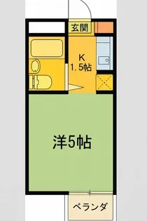 エバーグリーンハウス【2階】の間取り