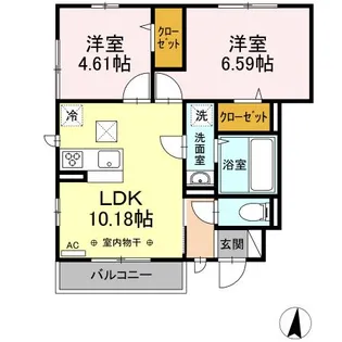 ルミナーレ【1階】の間取り