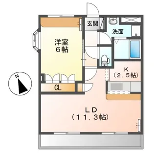 HAPPINESS【2階】の間取り