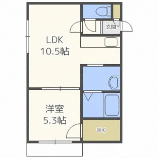MTガーデン西町南【4階】の間取り