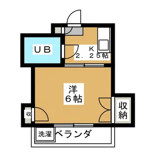 コーポ石原【4階】の間取り