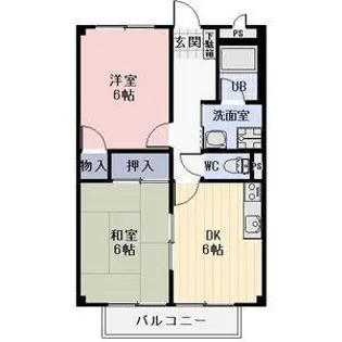 コーポ・ショウカ【2階】の間取り