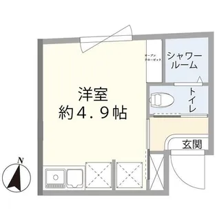 アスパイア新宿【1階】の間取り