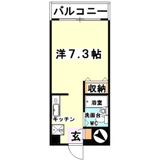 新城ロイヤルプラザ【6階】の間取り