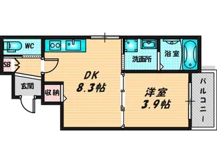 GRAND FUSE【2階】の間取り