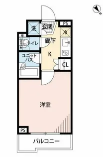 ルーブル早稲田参番館【2階】の間取り