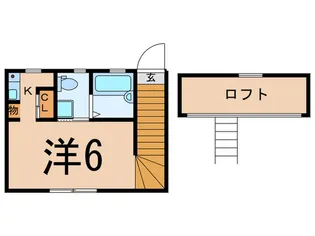 Villa花水木【2階】の間取り