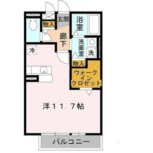 リヴェール日置【3階】の間取り