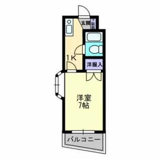 リベルテ矢野【2階】の間取り