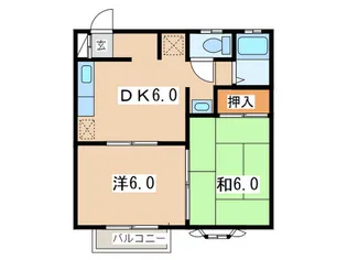ネピア湘南 I【2階】の間取り