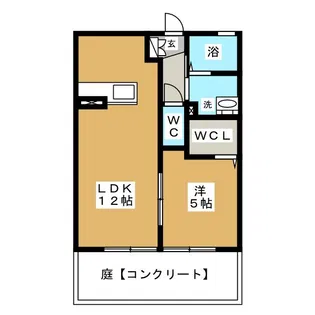 グランツァ【1階】の間取り