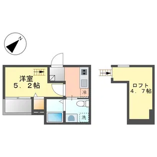 メゾン・ド・カナールII【1階】の間取り