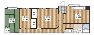 AquaCity昭島【1階】の間取り