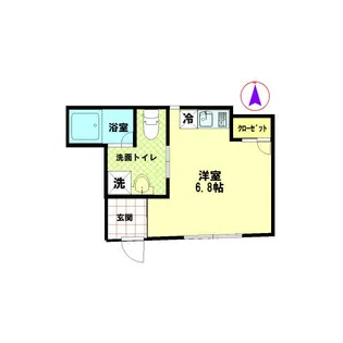 ウィンレックス王子【1階】の間取り