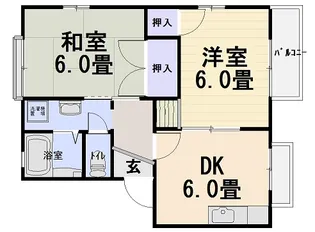 コーポパセリ【2階】の間取り