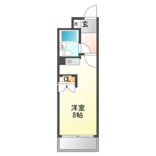 吉野屋ビルリーフコート【9階】の間取り