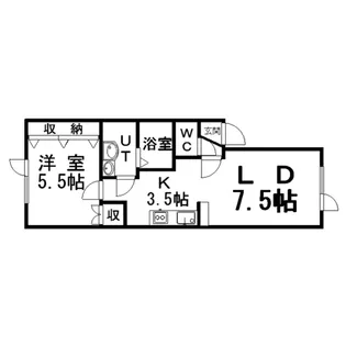 ペットハウス寿【2階】の間取り
