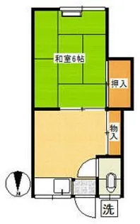 観音荘【1階】の間取り