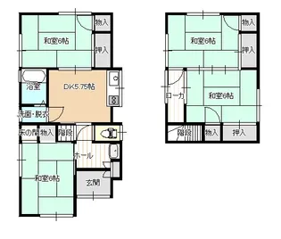新潟県長岡市下山3【一戸建】の間取り