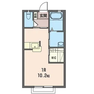 ルミエールA【1階】の間取り
