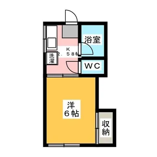1Kの間取り画像